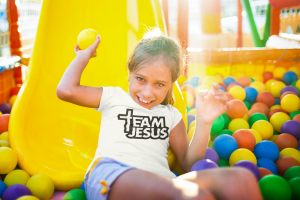 team Jesus - Christelijk unisex kinder T-shirt
