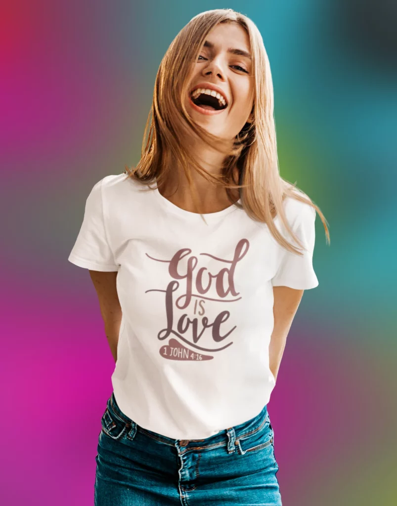 En wij hebben de liefde die God tot ons heeft - Christelijk Dames T-Shirt