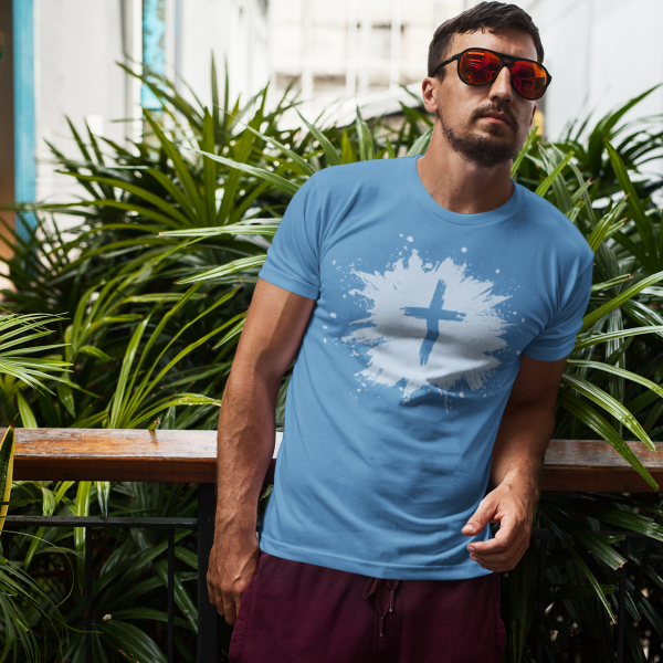 Splash Cross - Christelijk heren T-shirt