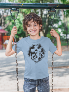Jesus king – Christelijk jongens kinder T-shirt