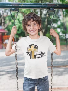 King of Kings, Lord of Lords - Christelijk jongens kinder T-shirt