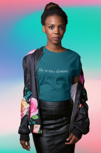 Be a nice human - Christelijk Dames T-shirt
