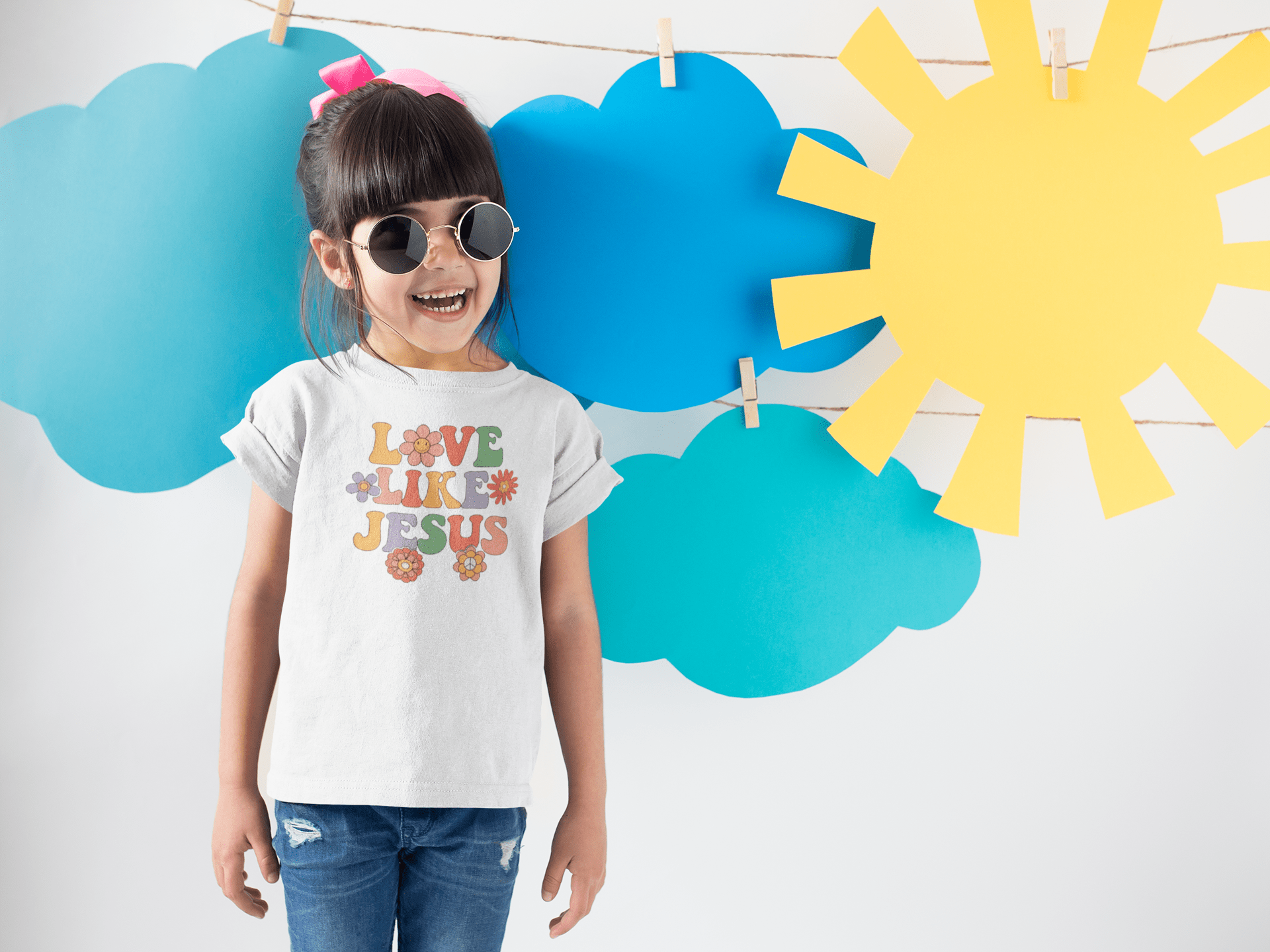Love like Jesus – Christelijk kinder UNISEX T-shirt