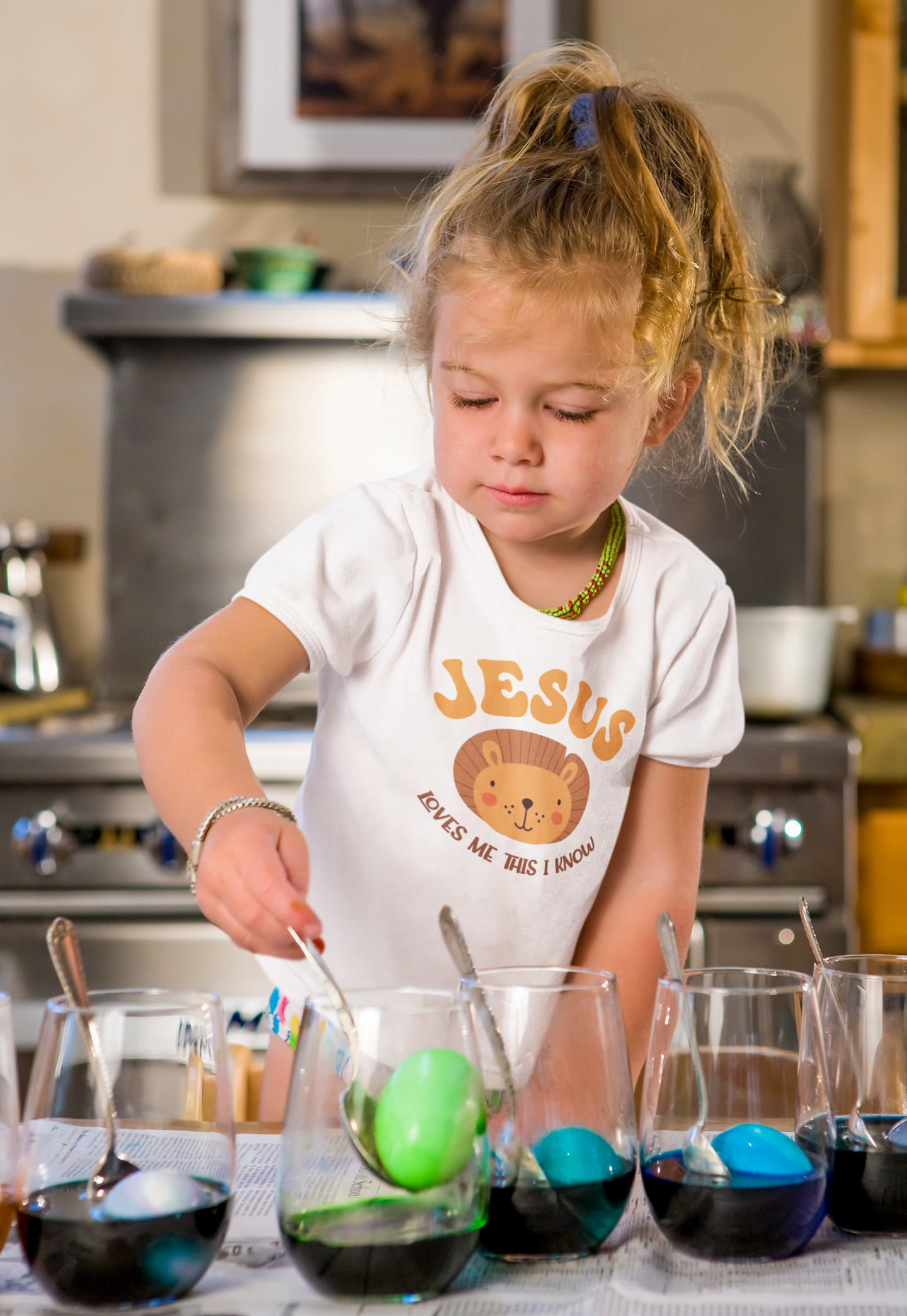 Jesus loves me, this i know – Christelijk kinder UNISEX T-shirt