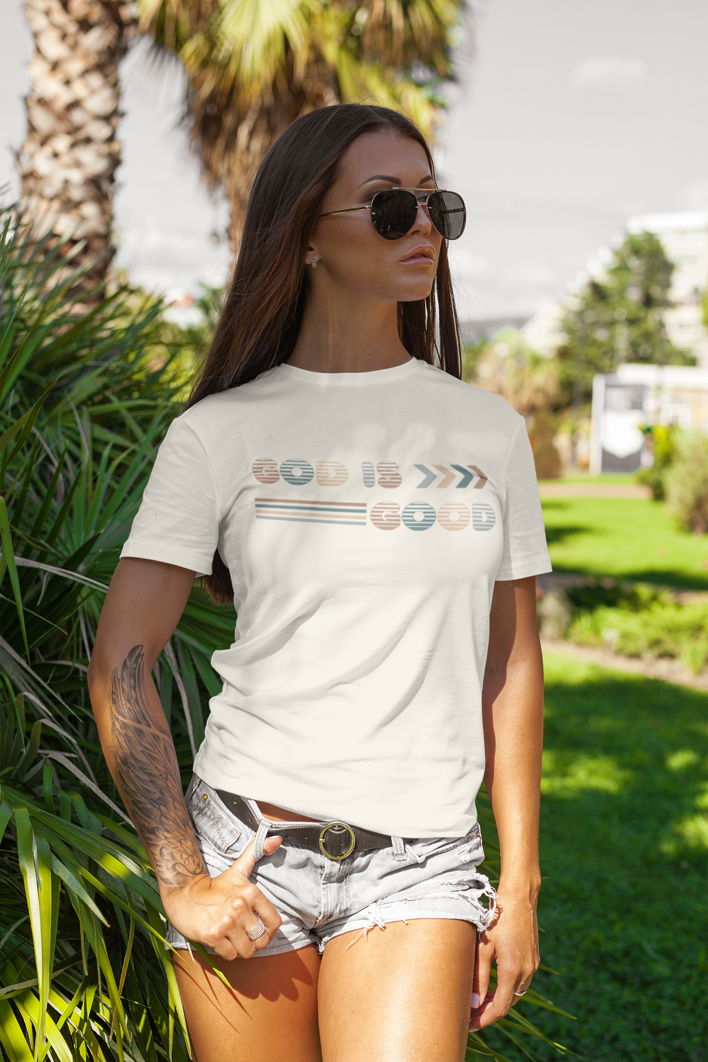 God is Good - Christelijk Dames T-Shirt