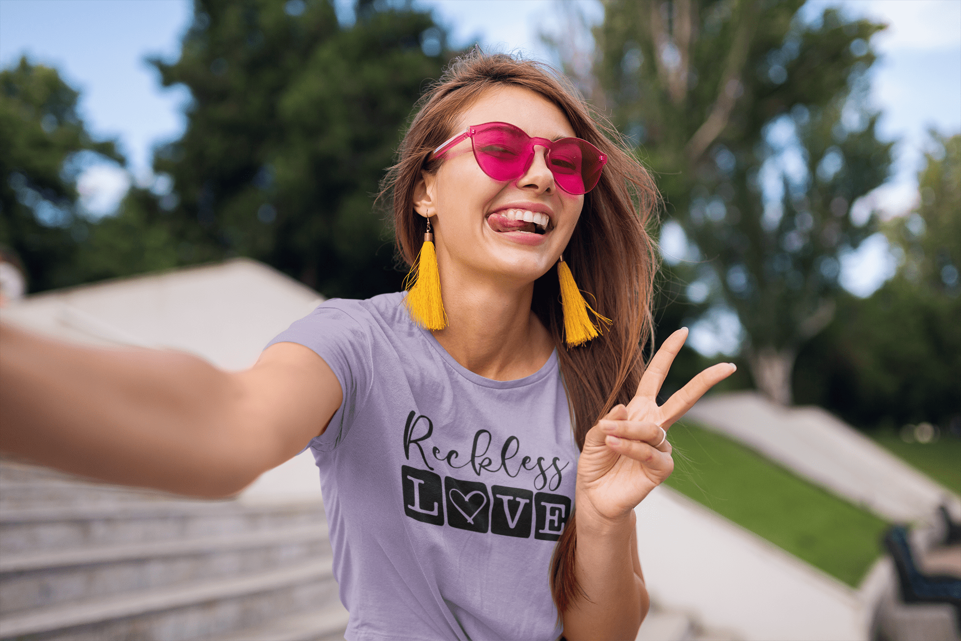 Reckless love - Christelijk Dames T-Shirt