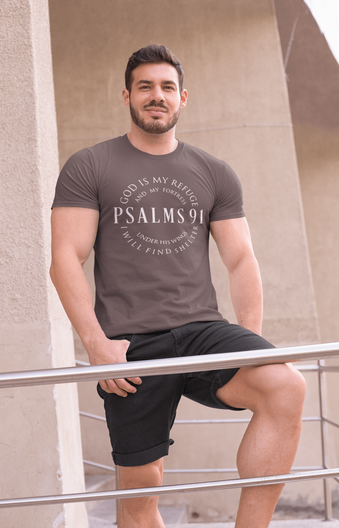 Psalm 91 - Christelijk heren T-shirt