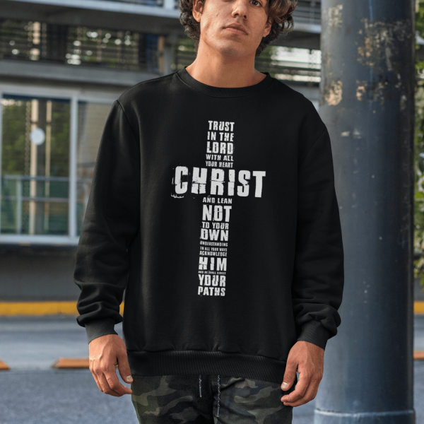 Christelijke Heren sweater - Trust the LORD