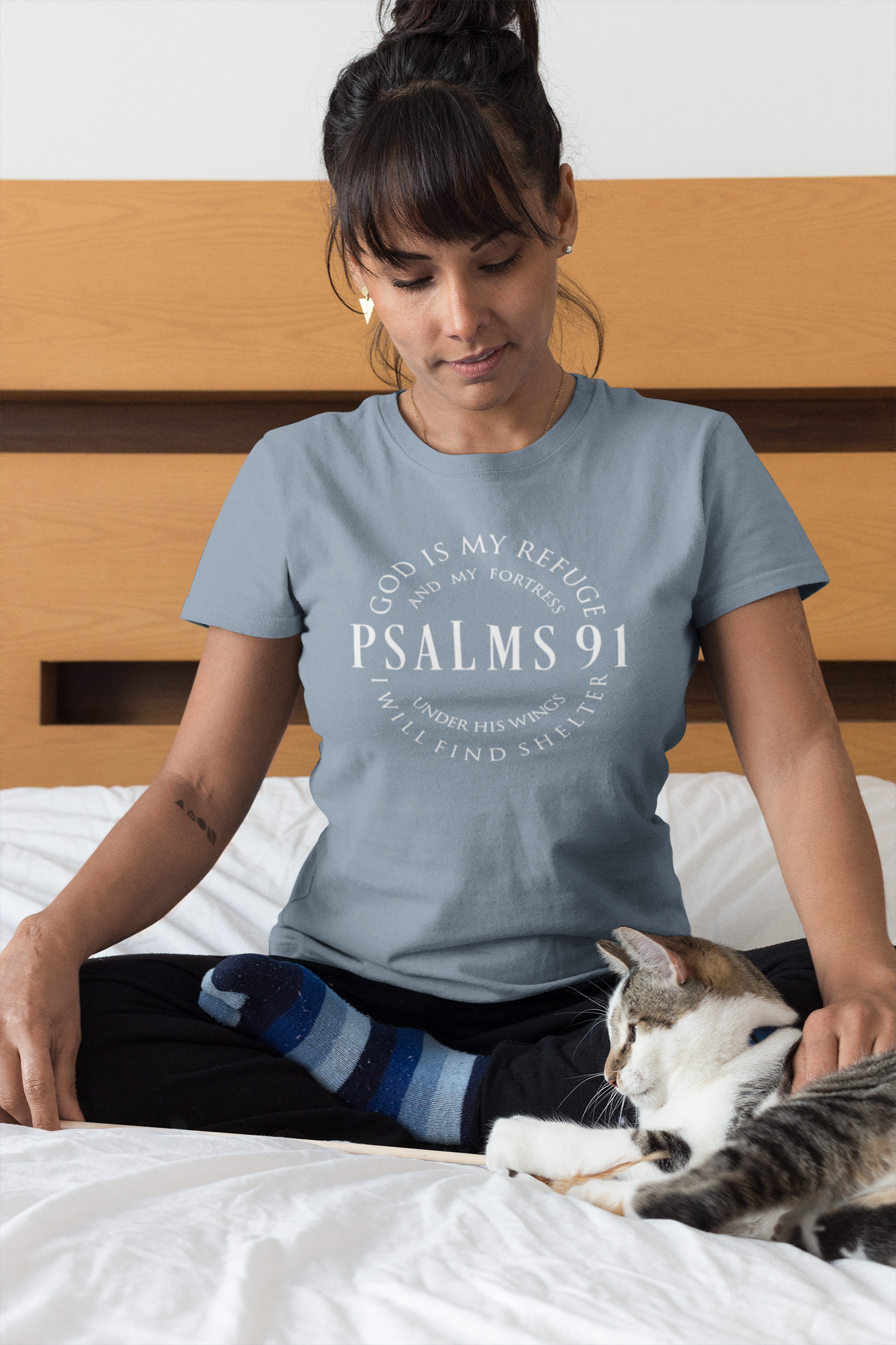 Psalm 91 - Christelijk Dames T-Shirt