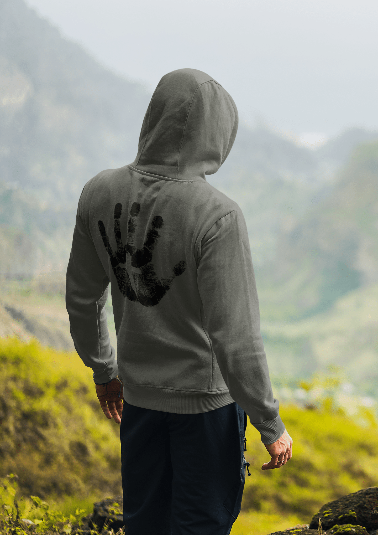 Christelijke heren hoodie! - Aangeraakt door Jezus