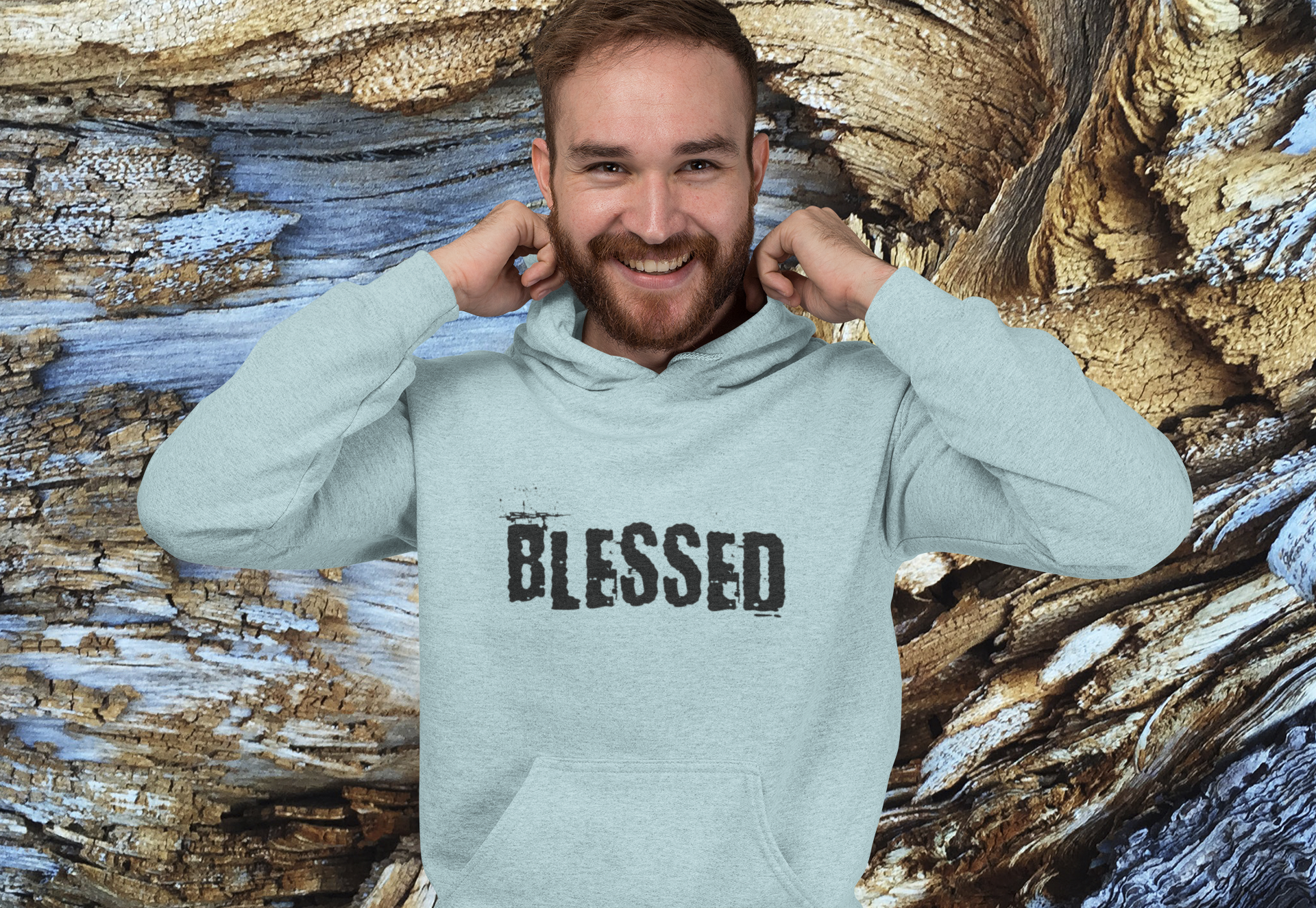 Christelijke heren hoodie! -  Blessed