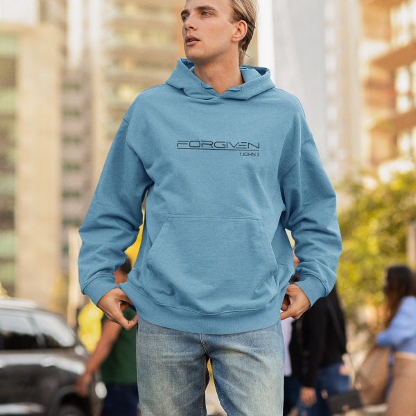 Christelijke heren hoodie! - Forgiven van biokatoen in 29 kleuren