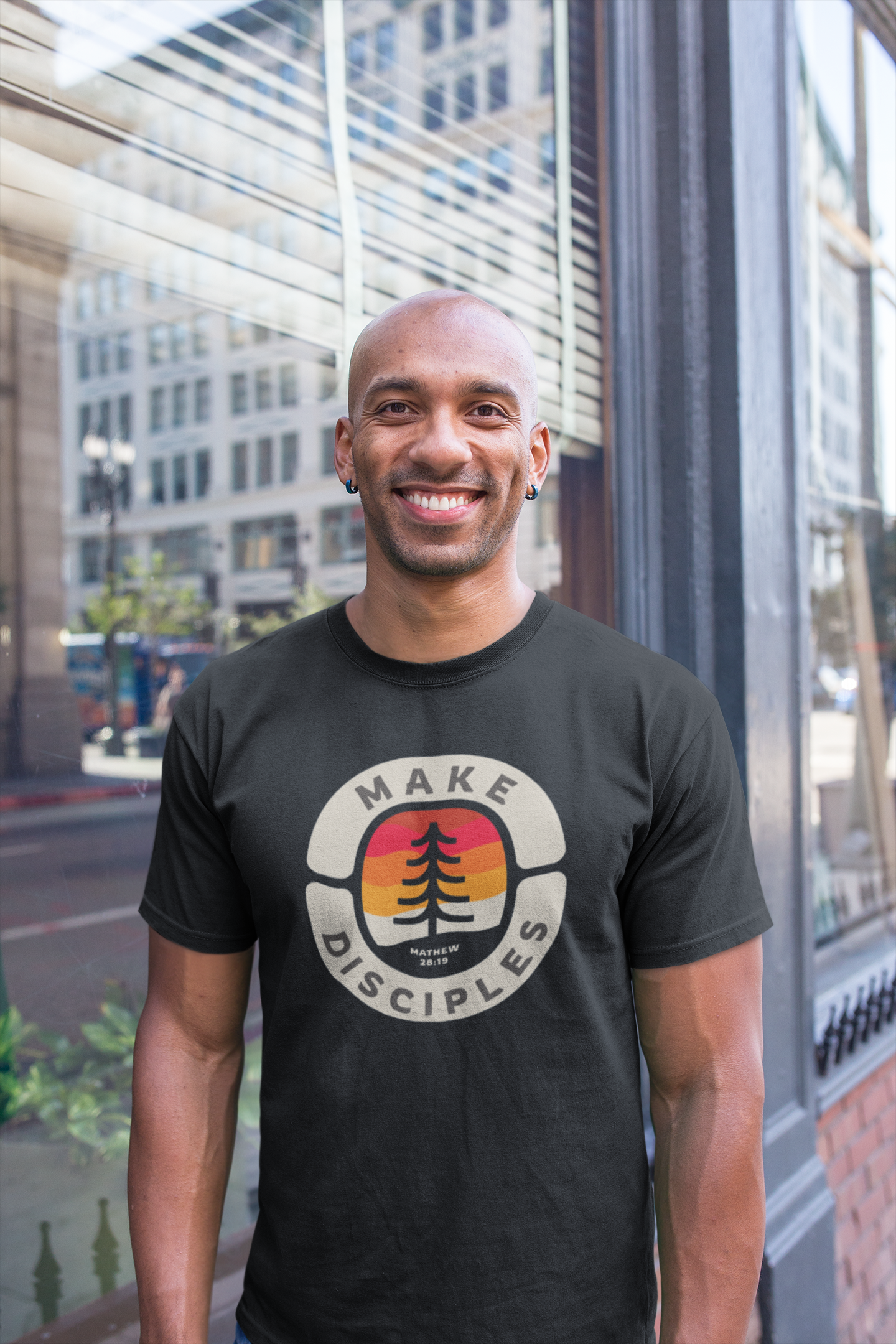 Make disciples - Christelijk heren T-shirt