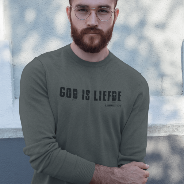 Christelijke Heren sweater - God is liefde