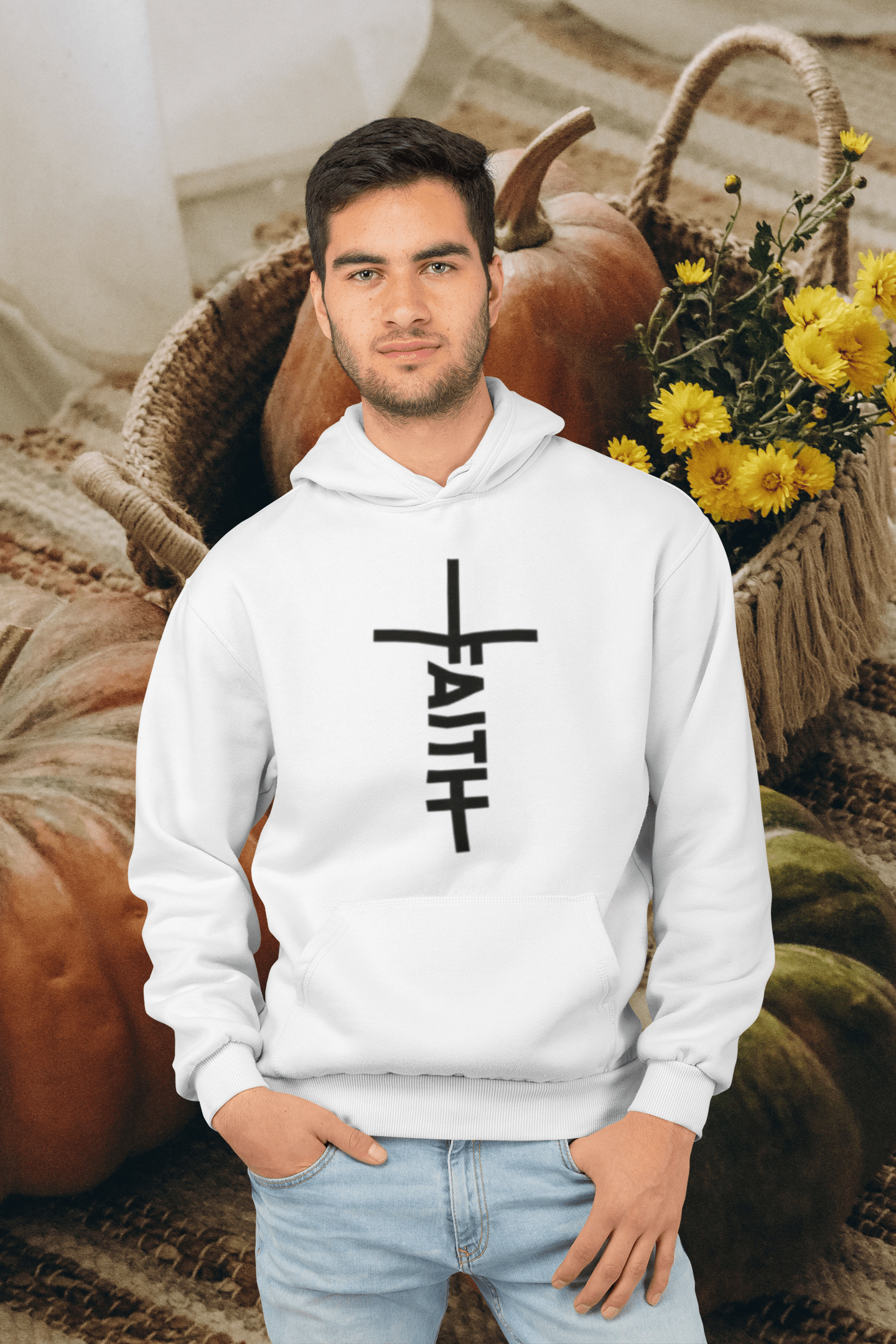 Christelijke heren hoodie! -  Geloof