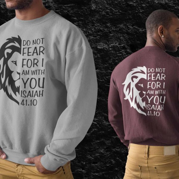 Christelijke Heren sweater - Fear not - 20 kleuren